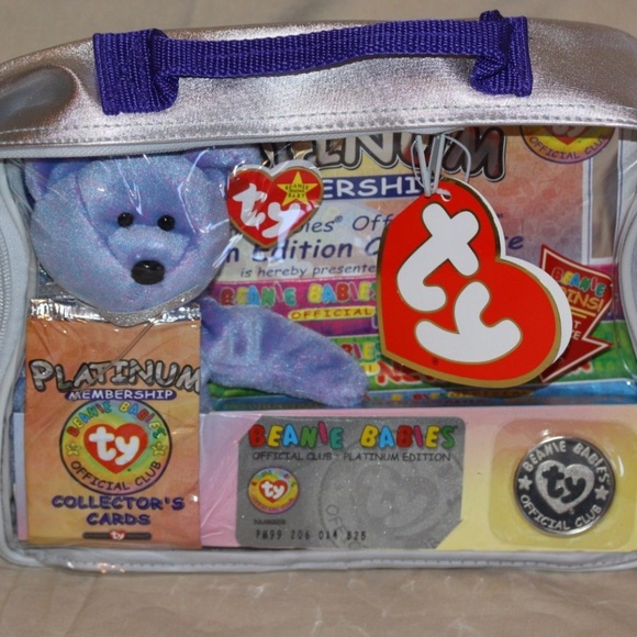 platinum membership beanie baby value